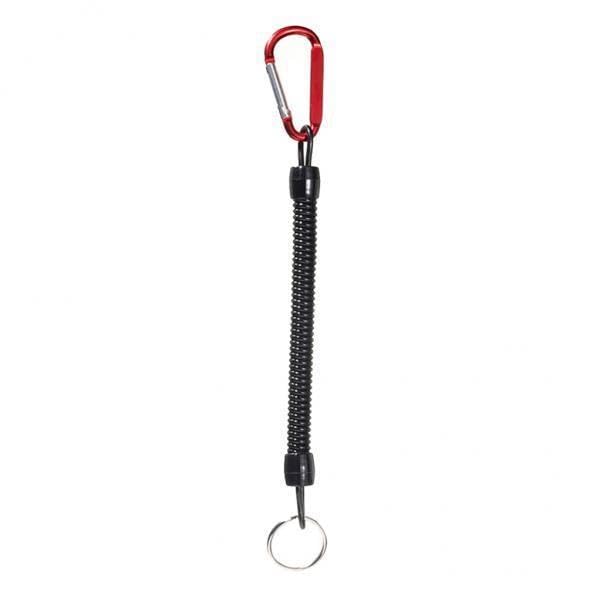 loom tree® 2xretractable fishing lanyards coil boat kayak lip grips tackle 39-47'' red | fishing | fishing equipment | other fishing equipment