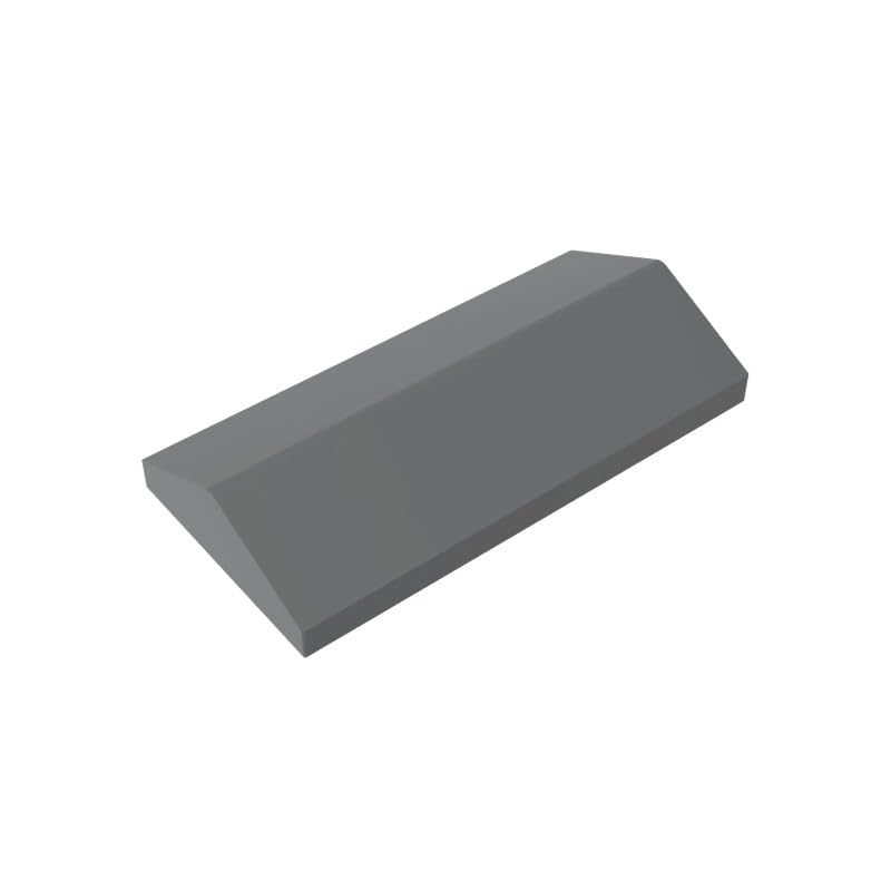 Gobricks Slope Brick Slope 33° 2x4 Double 3299 6358108 GDS-979 50Pieces Compatible with Lego Classic Bulk Toy MOC Color:Dark Bluish Gray — image 1