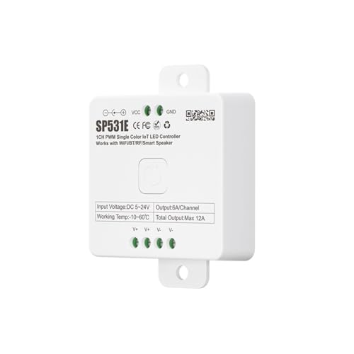 SP531E Monochrome Controller LED Controller Voice Control SP532E LED Dimmer(WM-SP531EPWMIOTSingleLEDController)