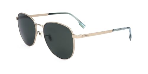 Lunettes de soleil BOSS 1536/F/S Homme Matte gold 57mm monture dorée haut de gamme
