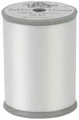 Finishing Touch White Bobbin Thread 100% Poly 60wt (FTB02)