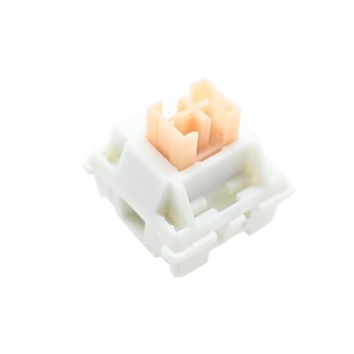 Commutateur Outemu Silent Cream Yellow lubrifié à 5 broches avec structure MX RVB