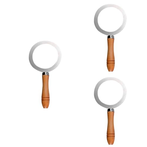 Mikinona 3pcs Stainless Steel Cup Rim Protective Cover Anti-scald Baking Ring for Teahouses Dessert Shops Food- Gasket for Milk Tea Design