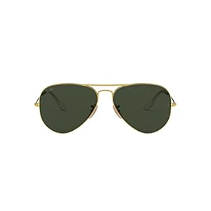 Ray-Ban Rb3025 Aviator Large Metal, Lunettes de Soleil Homme, Arista, 58