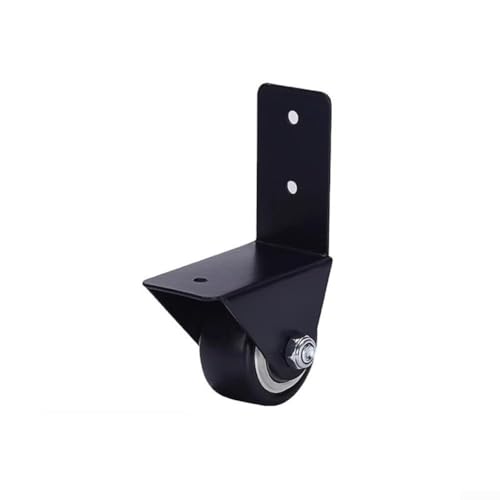 Rueda de apoyo para muebles, tipo L, con tornillos, funcionamiento silencioso, carga de 120 kg, para escritorios, cunas de bebé, soportes de flores, movimiento suave (1.5 pulgadas)