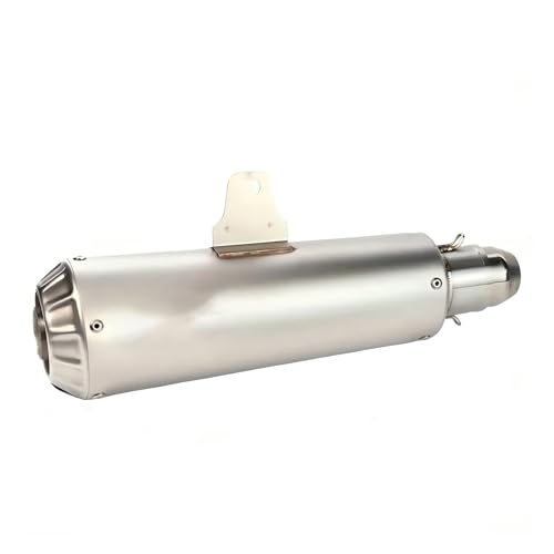 Silencieux d'échappement moto universel argent pour Yamaha YZF R6 et Nmax Z400