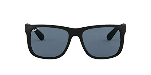Óculos De Sol Ray Ban Justin L Rb4165L 622 2V/55 Preto Polarizado