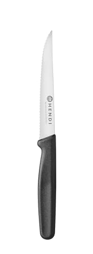 HENDI Tomatenmesser, gezackte Klinge, für Tomaten und anderen Früchten und Gemüse, Brötchenmesser, Gemüsemesser, Klingenlänge: 113mm, 214x20x(H)...