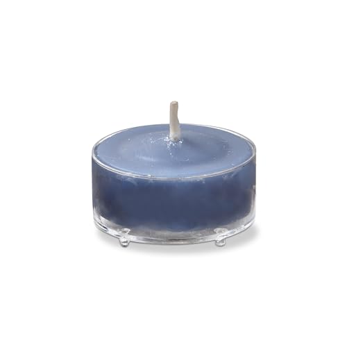 tag Color Studio Tealight Candles Set of 8 Blue Denim Tealight Blue