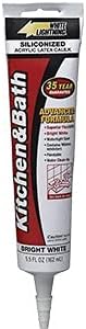 White Lightning W22000005 5 oz. White Tub & Tile Caulk - 12ct. Case