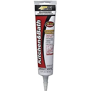 White Lightning W22000005 5 oz. White Tub & Tile Caulk miniatura 1
