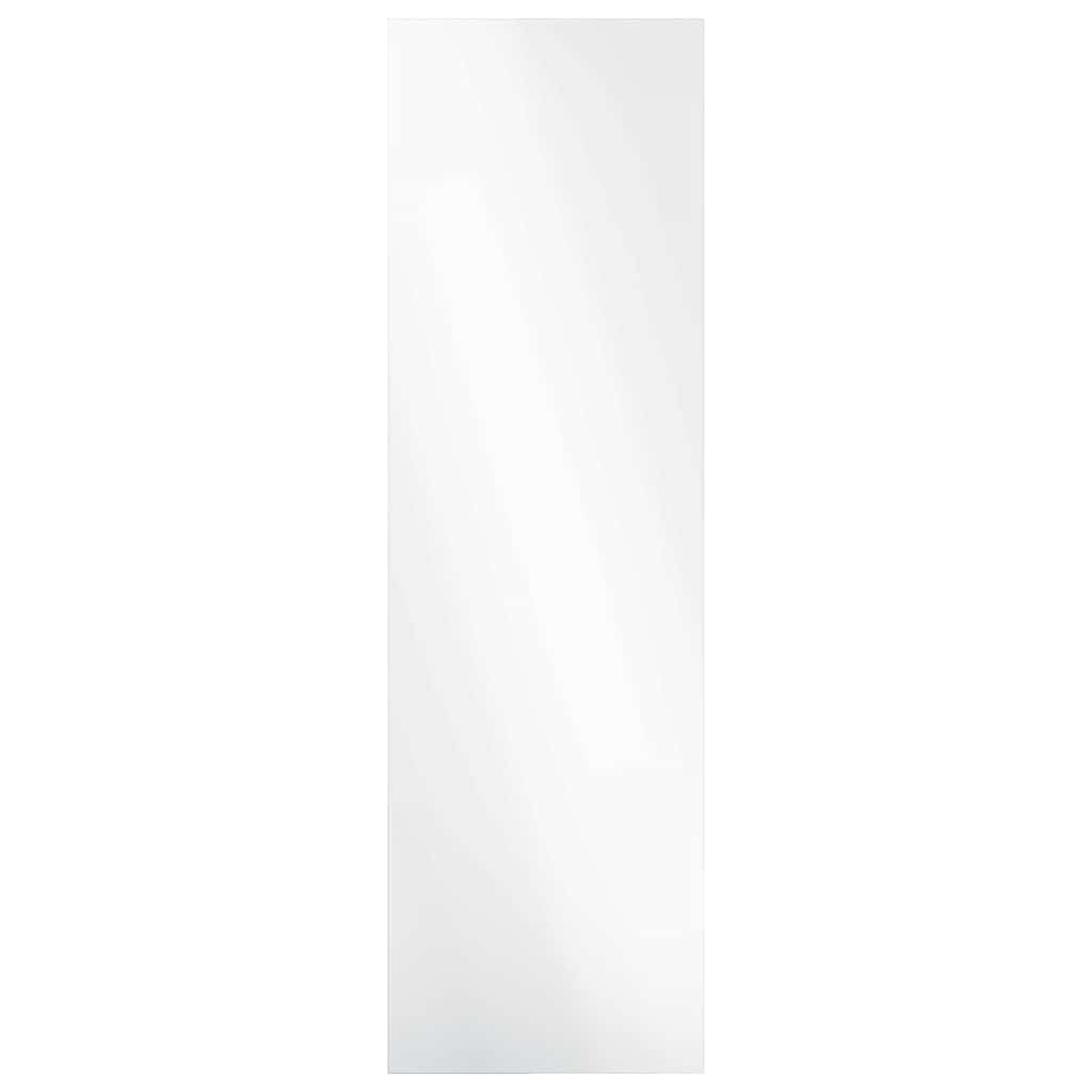 vidaXL Wall Mirror Rectangular 30 x 100 cm Tempered Glass, Modern Bathroom Mirror, Elegant Wall Decor, Frameless Design Tempered Glass, Minimalist Reflective Piece
