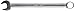 Martin 1188 Forged Alloy Steel 1-7/8" Opening Offset 15 Degree Angle Long Pattern Combination Wrench, 12 Points, 25-3/4" Overall Length, Chrome Finish