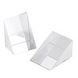 Prisma de ángulo recto: prisma isósceles, prismaa triangular para detección | Prismaa reflectante revestido para experimentos de física, refracción de luz y longitud de onda, fotografía