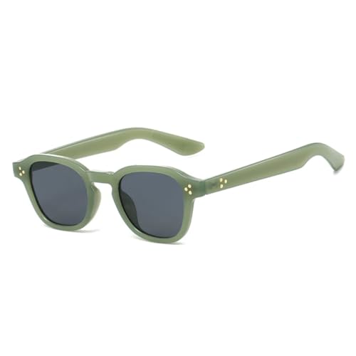 Lunettes de soleil vintage à rivets contre l'éblouissement avec verres dégradés UV400