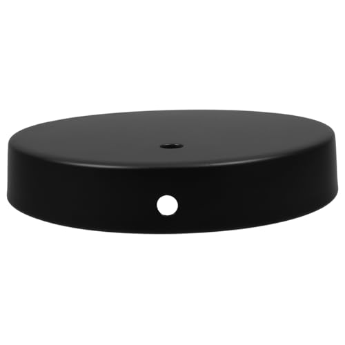 Mikikit Lamp Base LED Light Base Light Stand Replacement Part Bulb Base LED Light Display Base Light Fixture Part Light Bulb Holder Base Lamps Desk Lamp Table Lamp Iron Black