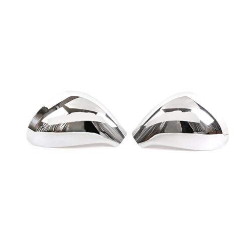 Rétroviseurs en fibre de carbone pour Peugeot 308 aspect argent brillant haut de gamme