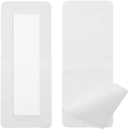 Breathable Adhesive Island Dressing Bandages Bordered Gauze for Knee Replacement 4" x 10" Wound Care with Non Stick Pad No More Wounds Sticking(Pack of 20)