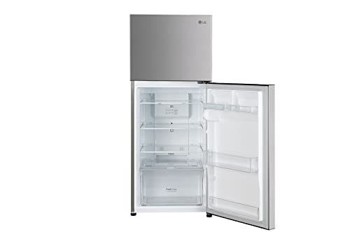 Image of LG 260 Litres 2 Star Double Door Frost Free Refrigerator (GL-S292SPZY, Shiny Steel)