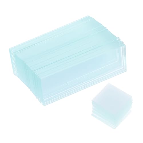 CIYODO 300pcs Microscope Slides Covers Glass Pad for Boys and Girls Beginners Pre-Cleaned Educational Supplies