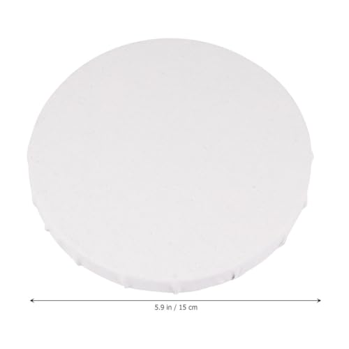 Lienzos redondos para dibujo artístico interior LIFKOME set de lino blanco decorativo para casa 3
