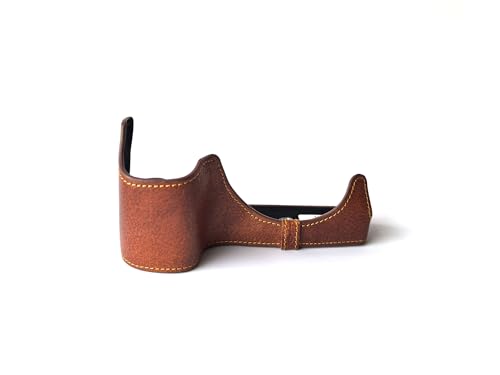 Housse Canon EOS R cuir véritable rufous anti-rayures