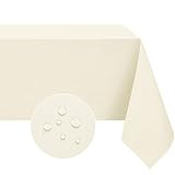 Softalker Rectangle Tablecloth Waterproof & Stain Resistant Table Cloth Wrinkle Free Fabric Washable