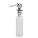 DOITOOL 1 Pieza Dispensador de Jabón líquido para Fregadero de Cocina Dispensador jabon Cocina bajo encimera Dispensadores de loción y de jabón para baño (Cabeza Cuadrada)