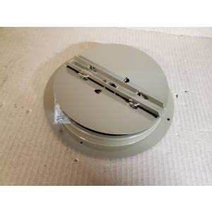 Lima 155 08 Brn 8" Brown Butterfly Damper With Duct Ring #TOP23