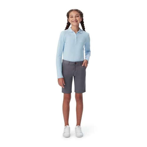 Bermudas de sarga para niña ideales para el uniforme escolar diario