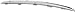 Evan-Fischer Bumper Trim compatible with Volkswagen Jetta 05-10 Front RH Molding Chrome Right Side