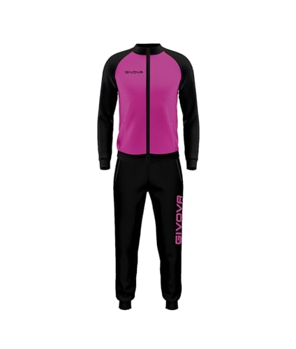 Givova Tuta Cuba Fuxia/Nero Tg. M - 2