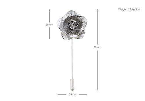 Skcess Broche voor vrouwen koperen broches, bloem broche pinnen voor vrouwen sieraden cadeau voor mannen - Image 3