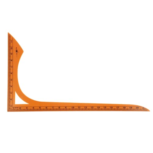ULDIGI 1pc Patchwork Ruler Tool Transparent Ruler Quilting Ruler Cloth Dressmaking Ruler Plywood Sewing Gauge Level Shaped Gauge Quilting Stencils Sewing Supplies Plastic Fabric Clothing