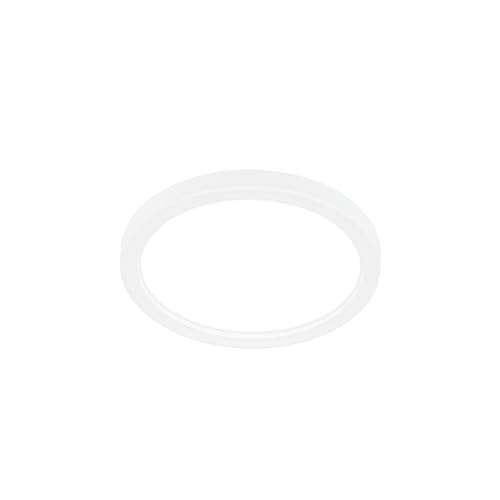 BRILONER - LED Deckenlampe mit indirektem Licht, flach, neutralweißes Licht, LED Lampe, Deckenleuchte, Wohnzimmerlampe, Küchenlampe, Deckenbeleuchtung, Flurlampe, 19 x 3 cm (DxH), Weiß BRILONER - LED Deckenlampe mit indirektem Licht, flach, neutralweißes Licht, LED Lampe, Deckenleuchte, Wohnzimmerlampe, Küchenlampe, Deckenbeleuchtung, Flurlampe, 19 x 3 cm (DxH), Weiß