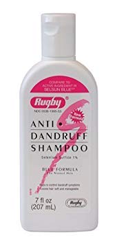 Rugby Selenium Sulfide Anti-Dandruff Shampoo 7 oz - Buy Packs and SAVE (Pack of 5)
