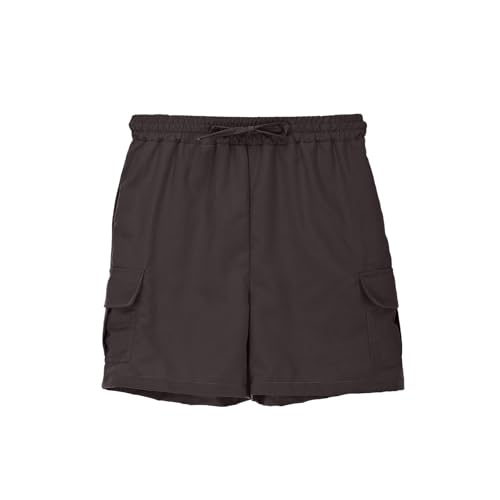 Kids Boys Girls Cargo Shorts with Pockets Knee Length Elastic Waist Baggy Wide Leg Summer Short Pants Cropped Pants2