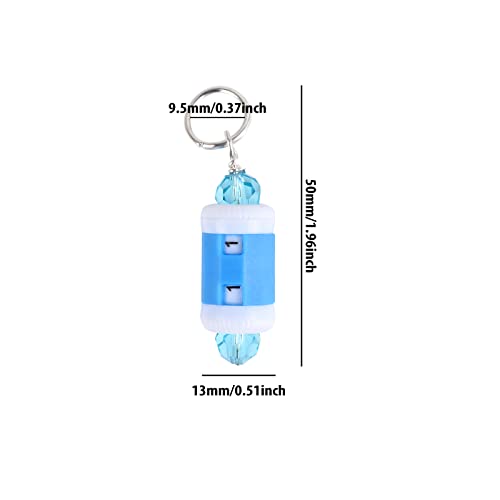 Souarts Knitting Crochet Stitch Marker Row Counter Hand Crafts Tools Pack Of 4Pcs Blue #TOP5