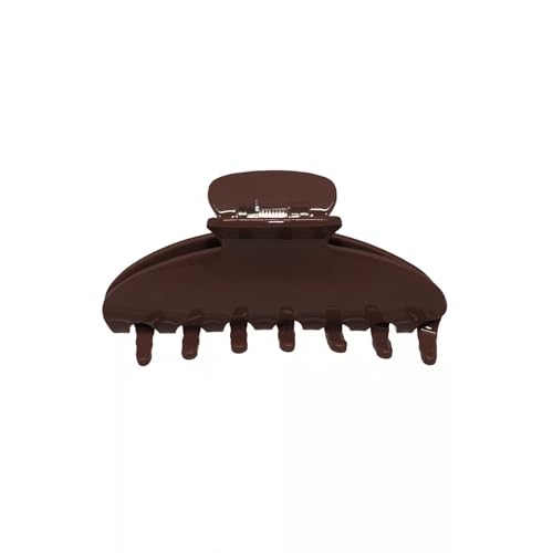 The RPZL Premium Acetate Big Claw Clip for Thin or Thick Hair | Jaw Clip for Girls and Women - 1PC (Chocolate Brown)