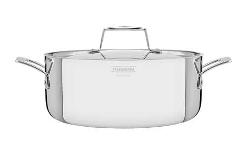 Tramontina 3-Ply Stainless Steel Casserole 24cm (4.7l)