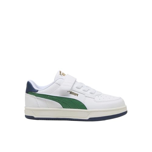 Chaussures PUMA Caven enfant blanc et vert avec fermeture alternative taille 2 Little Kid