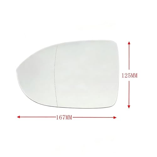 Miroir convexe angle réglable chauffant grand angle pour Taigo - 2