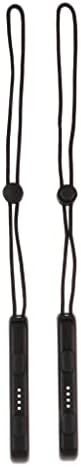ATORSE® 2 Pieces Joy-Con Strap Carrying Hand Wrist Band Lanyard for Nintendo Switch Controller - Black