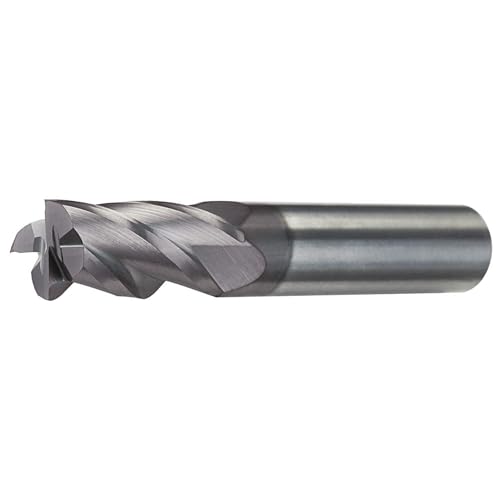 Micro 100 GEM-312-4 Square End Mill, 5/16