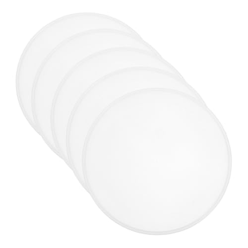 GOOHOCHY 5Pcs Portable Plates for Camping Barbecue Lightweight Disposable Food Serving Dishes Outdoor Snack Containers for Parties and Picnics