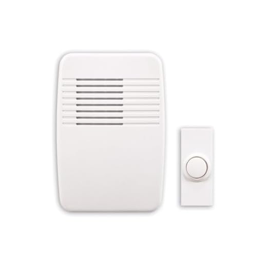 Heath/Zenith SL-7366-02 Wireless Plug-In Door Chime Kit with Molded Plastic Cover, White