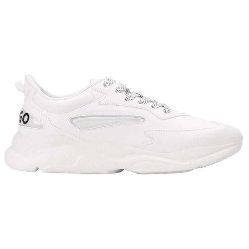 Baskets HUGO Hommes Leon Runn en tissu effet toile un design premium casual