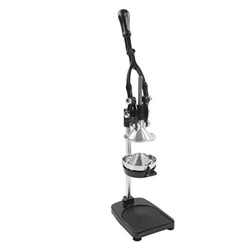 Generic Exprimidor Manual, Prensa de Fruta Prensa Mecánica Operación Tranquila Manija de Goma Exprimidor de Mano Presionado a Mano con Almohadilla de Fruta para la Cocina