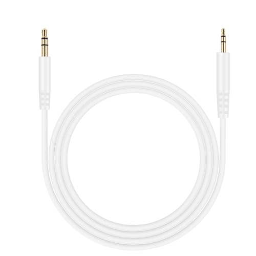 Xintronics Bose Headphones Replacement Audio Cable, 3.5mm to 2.5mm Aux Cord for Bose QuietComfort 25 QC25 35 QC35 QC35II 45 QC45 700 JBL E45BT E55BT E65BTNC AKG Headphones (White)