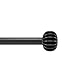 Umbra 1 Rod 42-120 MAT BLK Finn Ausziehbare Vorhangstange mit D25mm, Verstellbar 42-120, 107-305 cm, Schwarz